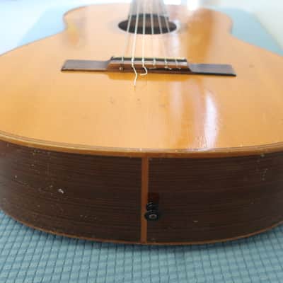 Vintage 1960s Giannini GN 65 Classical Guitar Cedar Top Guitar Brazilian Rosewood Beautiful Lush Tones image 15