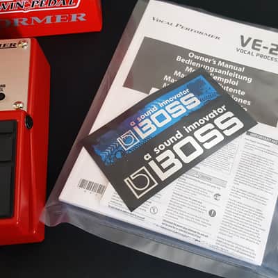 (New & Unused) Boss VE-20 Vocal Performer 2011 - Present - Red image 13