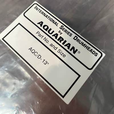 Aqaurian Saturn Clear 13" Tom Drum Head / New/Old Stock #LT91 image 3