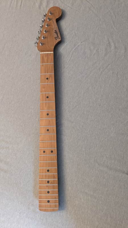 Warmoth Roasted Maple Stratocaster Neck, Clapton Profile, SS Frets image 1