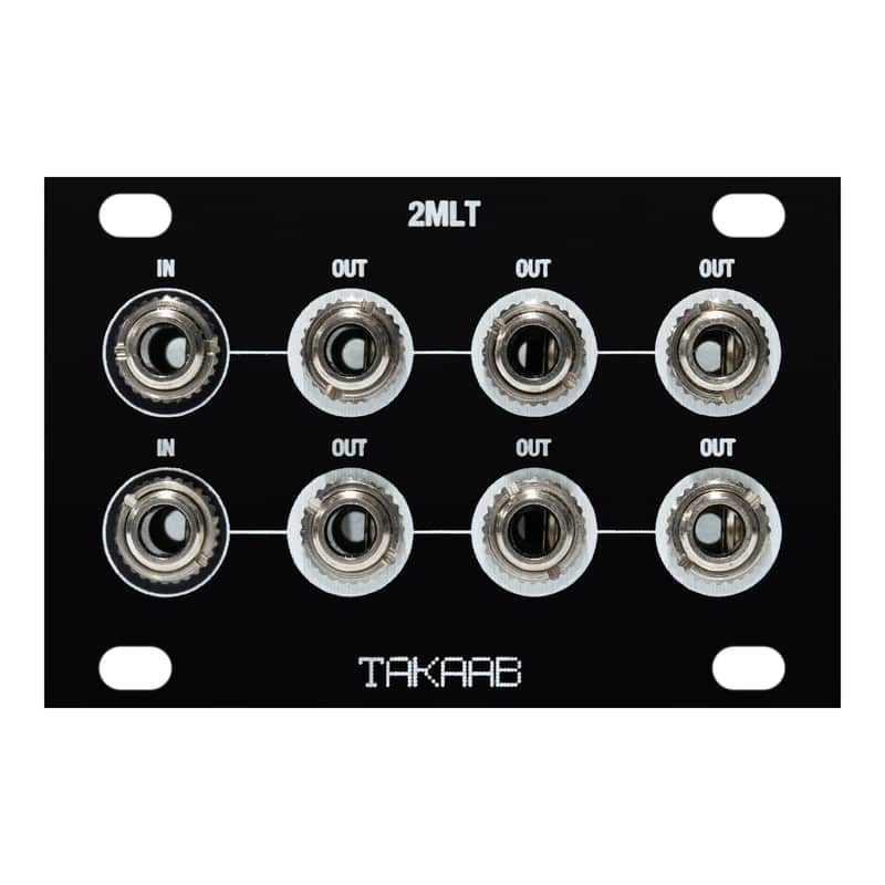 Takaab 2MLT-1U - Dual Buffered Multiple Eurorack Synthesizer Module image 1