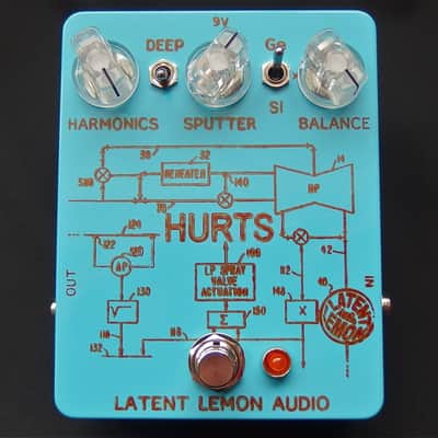 Latent Lemon Audio Hurts - Harmonic fuzz / distortion / overdrive / Percolation device image 1