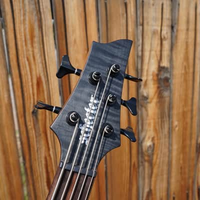 Schecter DIAMOND SERIES Charles Berthoud CB-5 See Thru Black Satin 5-String Electric Bass Guitar (2025) image 6