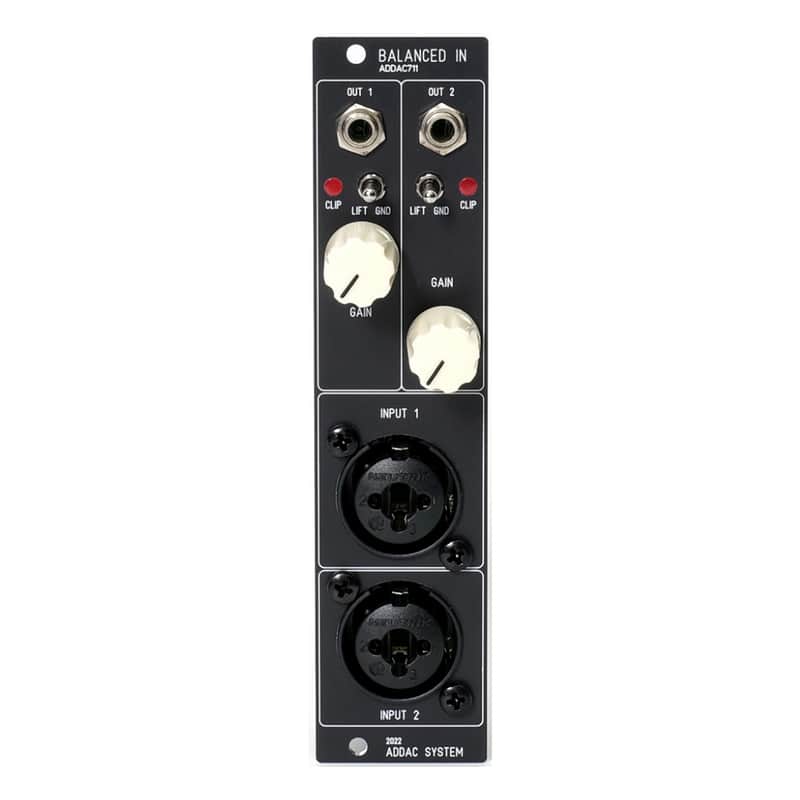 ADDAC 711 Balanced Audio Input Eurorack Module image 1
