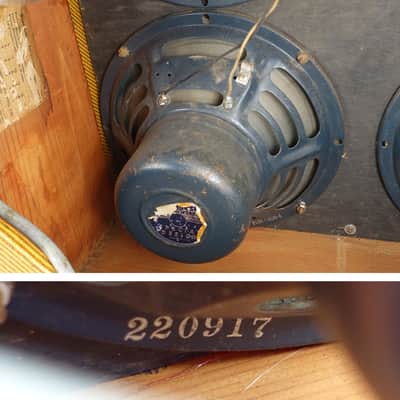 1959-1960 Fender Bassman 5F6-A Amplifier Super Clean Original Tweed! image 9