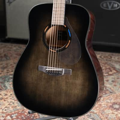Yamaha TAG1E TransAcoustic Acoustic/Electric Guitar - Translucent Black with Gig Bag image 3