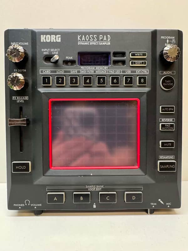 Korg KP3 Kaoss Pad 3 Dynamic Effect / Sampler 2000s - Black image 1