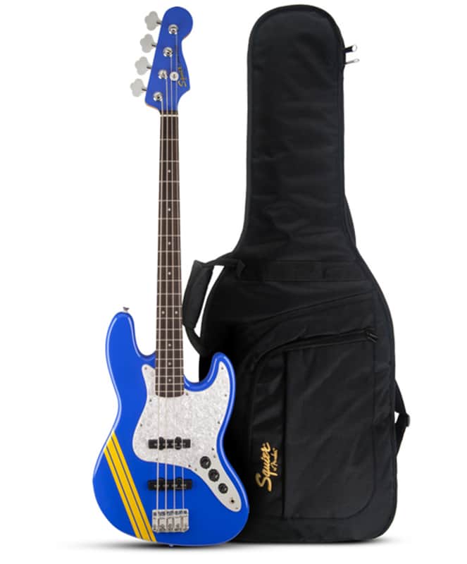 Squier Tomomi Ogawa Signature Bluetus 4 String Jazz J Bass Scandal