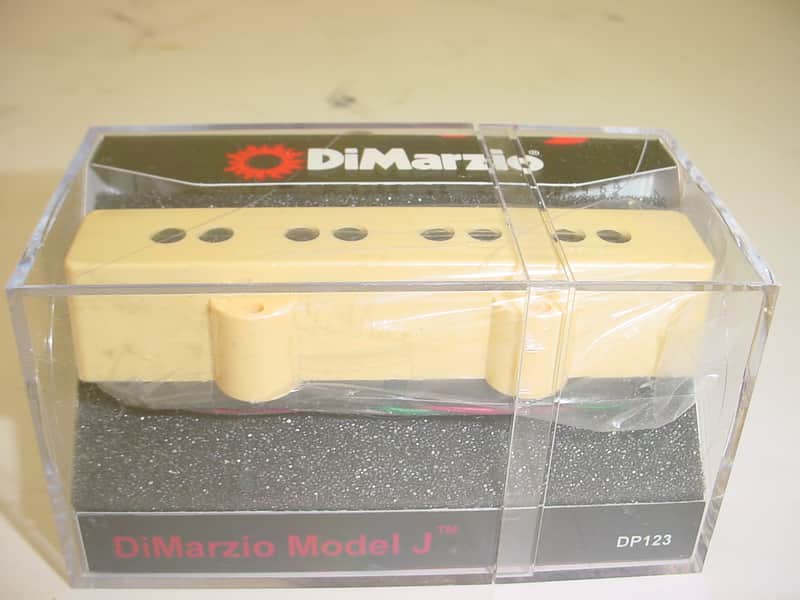 DiMarzio DP123 Model J BRIDGE Bass Pickup - Cream 123L LONG (SLIGHTLY LONGER IN LENGTH SIZE) image 1