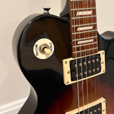 Richmond VA Guitar Works Les Paul Slash Clone Early 2000's yellow/black burst image 6