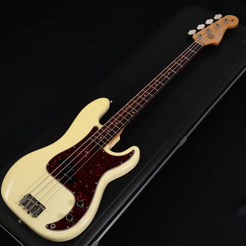 Freedom Custom Guitar Research Retro Series PB 4st Yellow White