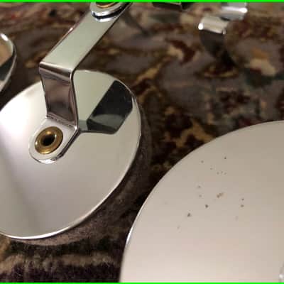Sonor Germany HiLite Drum Chrome Clip-On Mute / Muffler / Damper ORIGINAL SET OF FOUR image 4