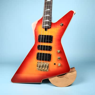 1984 Ibanez DT-870 Destroyer Bass Guitar Cherry Sunburst image 1
