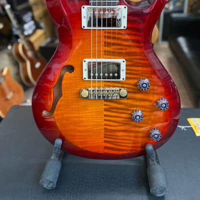 Paul Reed Smith S2 Singlecut Semi Hollow 2020 Dark Cherry Sunburst image 1