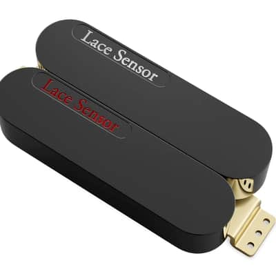 LACE Sensor Dually Humbucker (Red/Silver) - Black image 3