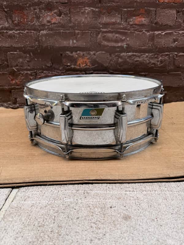 Ludwig 14" x 5" Chrome Snare Drum – Vintage – Used image 1