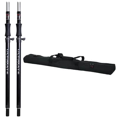 Ultimate Support SP-100B Air-Powered Series Speaker Subwoofer Poles w Case image 16
