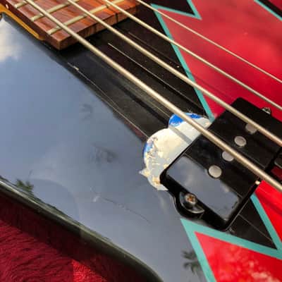 1984 Charvel Shazam Lightning Bolt Star Bass, San Dimas Era USA MADE ORIGINAL image 14