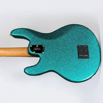 Ernie Ball Music Man Stingray 4 Special, Ocean Sparkle / Roasted Maple *IN STOCK image 2
