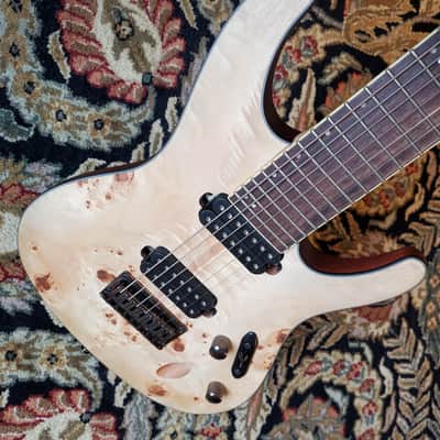 Ibanez S7721PB NTF 7 string electric guitar || S series hardtail 2015 image 11