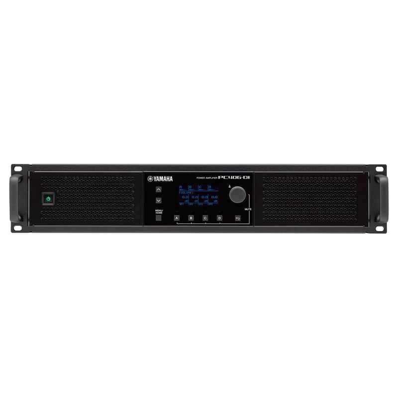 Yamaha PC406-DI 600 watt Power Amplifier Euroblock connectors and Built in DSP image 1