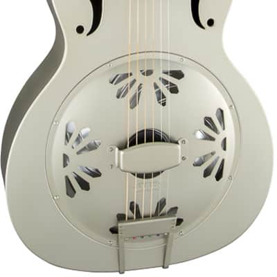 Gretsch G9201 Honey Dipper Round-Neck Brass Body Resonator Guitar - Weathered Pump House Roof image 3