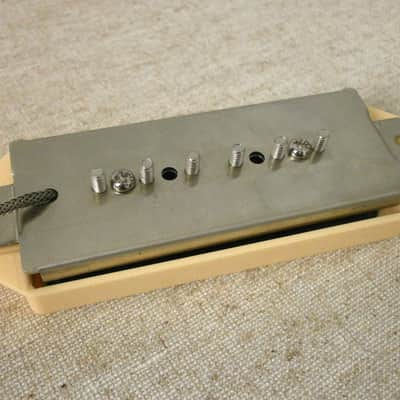 P90 Pickup Dog Ear CREAM A4 HOT Bridge Fits Gibson Epiphone Handcrafted by Q pickups Vintage image 3