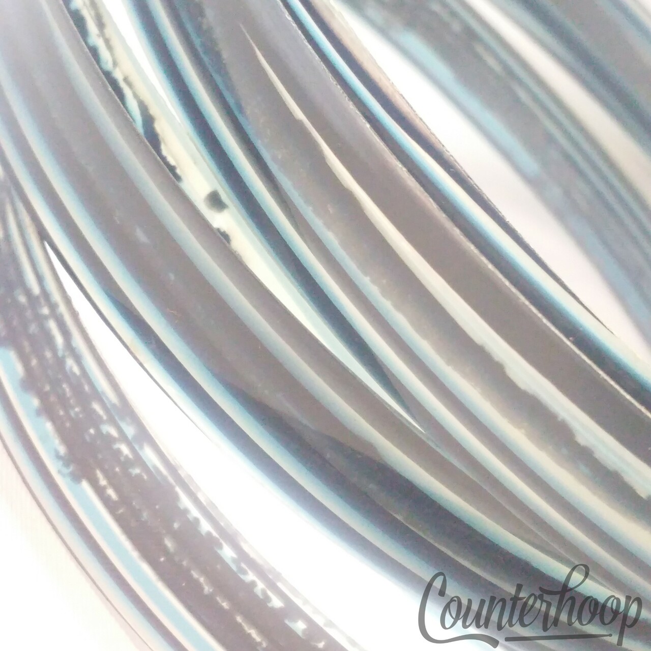 Ludwig Standard Blue Strata Bass Drum Hoop/Rim Inlay Wrap 1/2" 70" Vintage 60s — main photograph