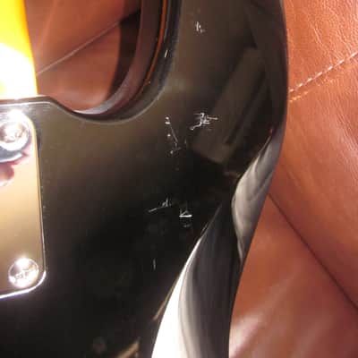 Jay Turser Solid "P" Style Maple Neck 4-String Black Electric Bass JTB-400C-BK-4 w/ Cosmetic Scratches on the Back* image 7