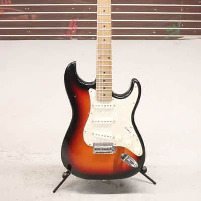 Harmony H-80 Strat Style Electric Guitar Sunburst Finish 1980's image 1
