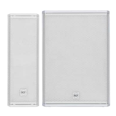 RCF NXL 14-A W Compact Active Column Speaker White with 15" Subwoofer image 1