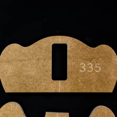 Guitar Templates ~ 335 ~ 1/2" MDF ~ CNC Router Set w/ Neck image 7