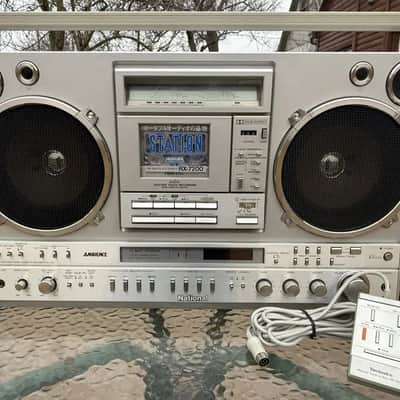 National RX-7200 Rare Vintage MINT Cillectible Cassette Boombox JDM Warranty image 18