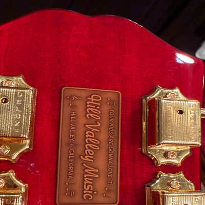 Epiphone Back To The Future ES-345, Michael J. Fox Auto, 40th Anniversary box set, Lego Time Machine image 7