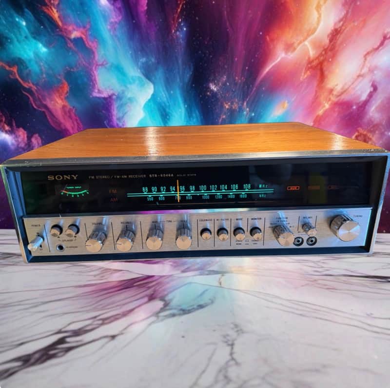 (NEAR MINT) Vintage SONY STR-6046A  AM/FM Stereo Receiver Fresh Servicing ✅🎶