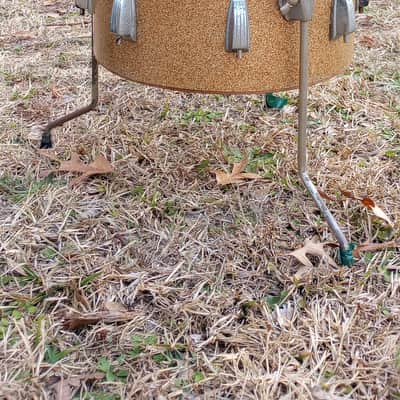 Ludwig No. 948 Classic 14x14" Floor Tom with Keystone Badge 1960 - 1968 - champagne sparkle image 9