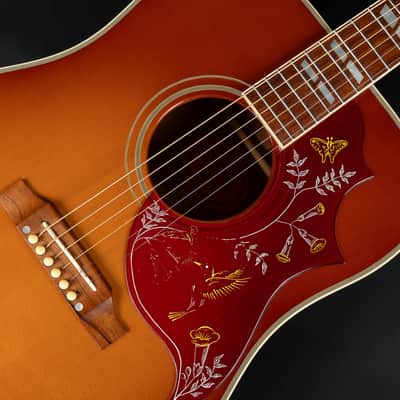 2008 Gibson Custom Shop Hummingbird TV True Vintage - Heritage Cherry Sunburst VOS | USA All Solid Square Shoulder 1960 Reissue Dreadnought Acoustic Guitar Limited Edition 1 of 167 Madagascar Rosewood | CoA OHSC image 19