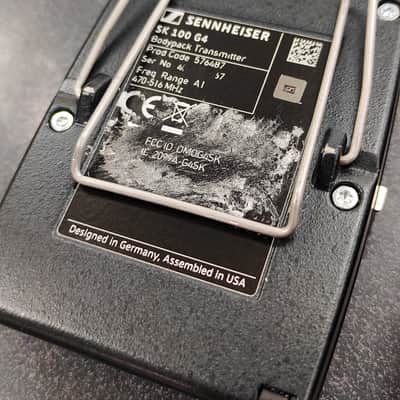 Sennheiser EW 100 G4 A1 Wireless Lavalier Mic System - SK100 EK100 image 5