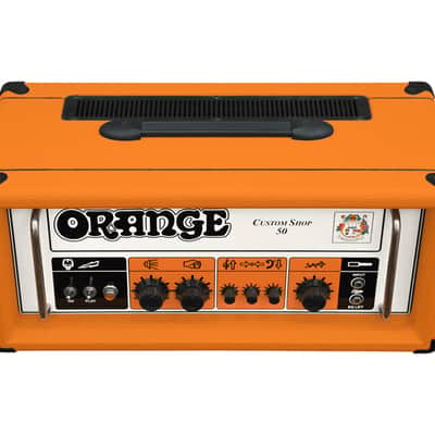 Orange Amplifiers Custom Shop CS50 50-Watt Handwired Tube Head - Open Box image 2