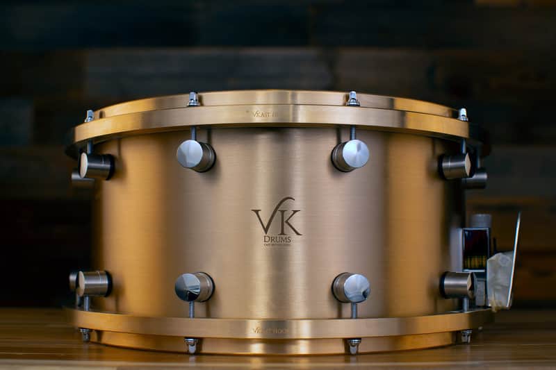 Vk Drums (Van Kleef) 14 X 7 Vkast Bronze Snare Drum With Vkast
