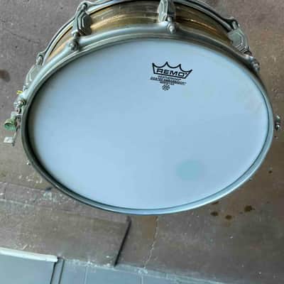 *RARE* 1958 WFL Super-Ludwig 5x14" 10-Lug Brass Snare Drum No. 401 with Internal Muffler image 8
