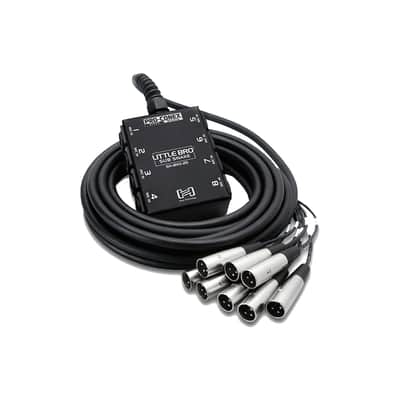 Hosa LittleBro825 LITTLE BRO' SH 8X0 8 XLR Sends - 25'