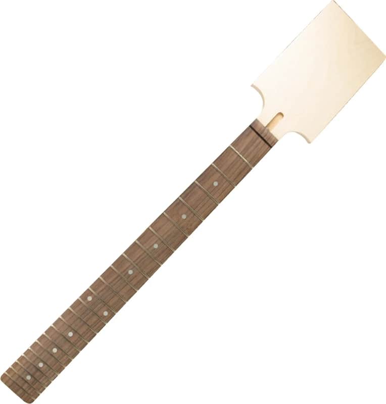 WD Angled Paddle Headstock 22 Fret Neck For Fender Stratocaster 22 Fret Neck Pocket Rosewood image 1