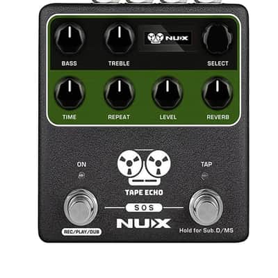 NuX NDD-7 Tape Echo - Black / Green image 1