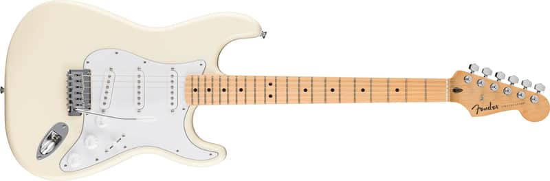 FENDER - Standard Stratocaster  Maple Fingerboard  White Pickguard  Olympic White - 0266220505 image 1