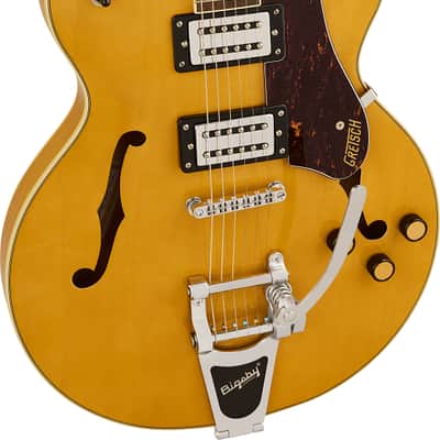 Gretsch G2622T Streamliner Center Block Double-Cut Guitar with Bigsby, Laurel Fingerboard, BroadâTron BT-3S Pickups, Village Amber image 3
