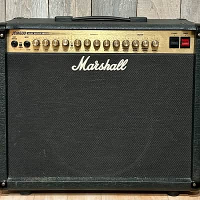 1998 Marshall JCM 600 Model 601 60-Watt 1x12 Guitar Combo - Black, Killer Tube Amp Combo, Made In England ! image 1