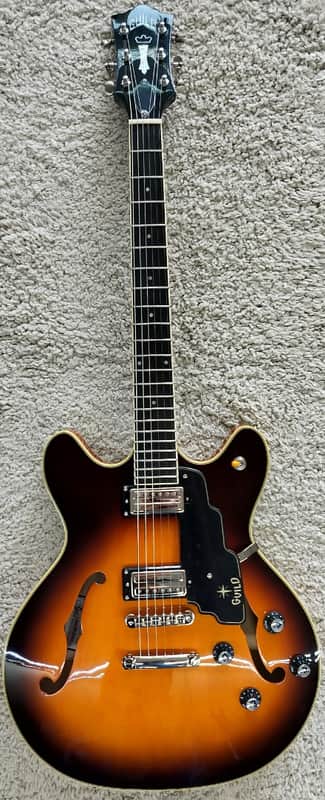 Mint Guild Starfire IV ST Maple Semi Hollow Sunburst Electric Guitar with Case image 1