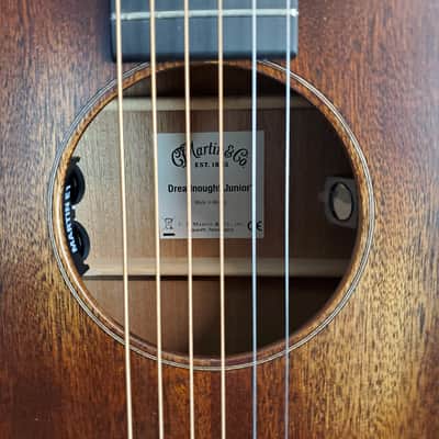 Martin D Jr-E StreetMaster, Mahogany Distressed, Free Ship, #525 image 4