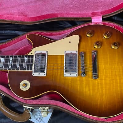 MINT! Gibson Custom Shop '59 Les Paul Standard Reissue VOS Iced Tea Finish - Original Case - Box - All Paperwork image 1